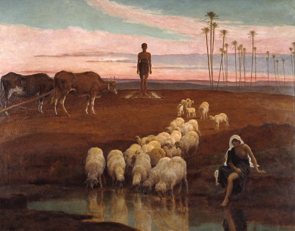 The Ploughman and the Shepherdess by Frederick Goodall
